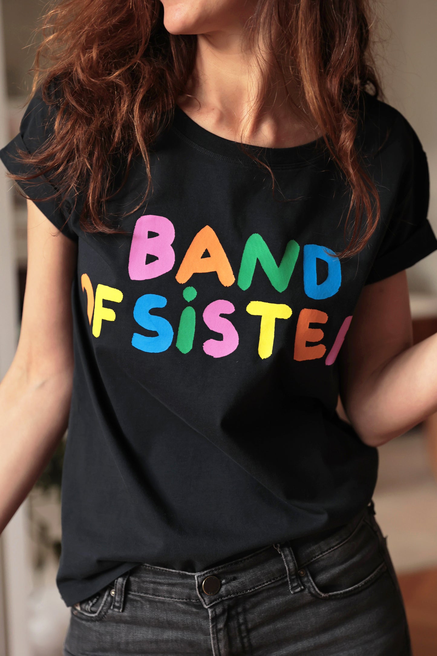 BAND OF SISTERS TEE SHIRT LOGO MULTICO