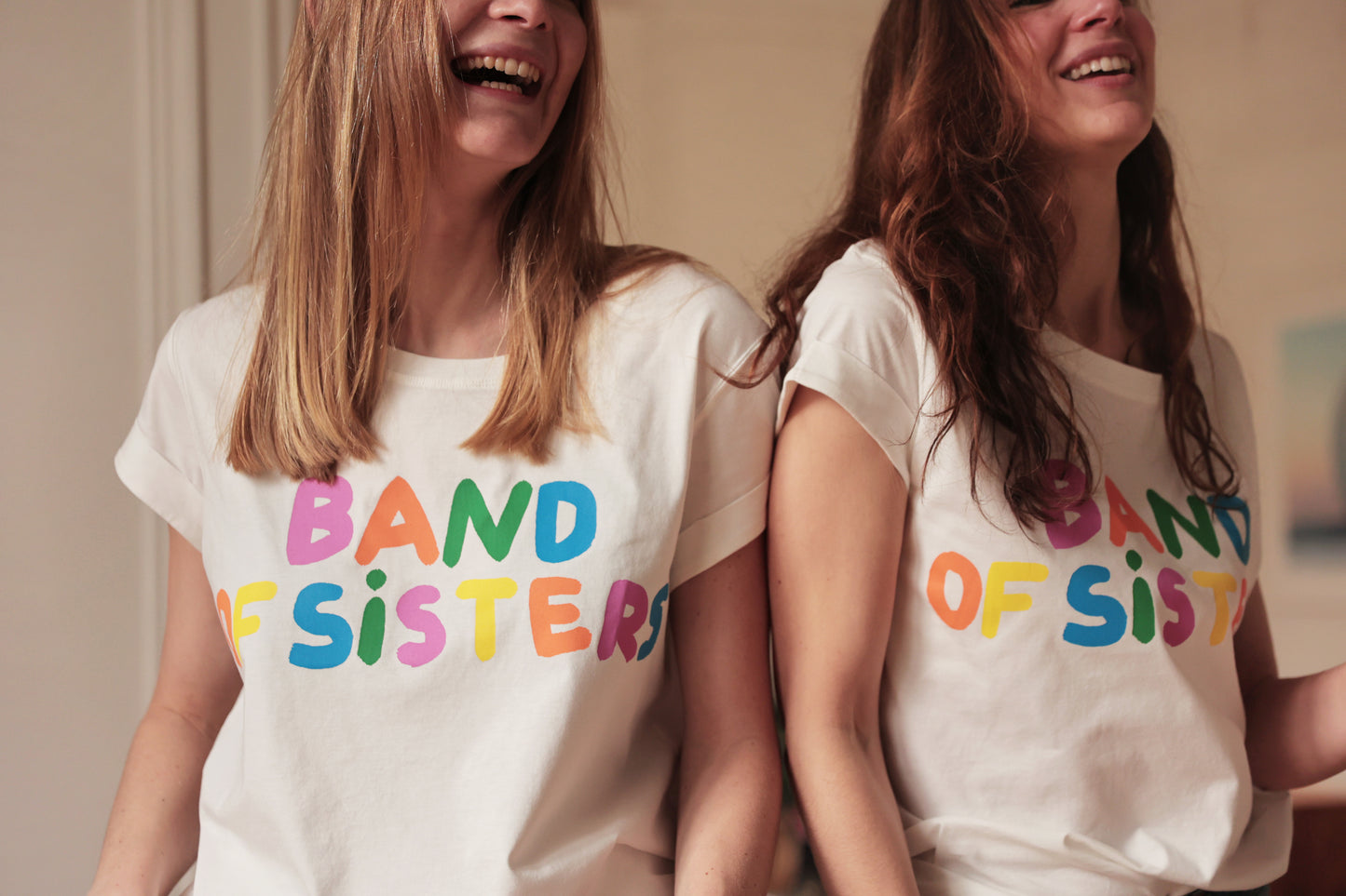 BAND OF SISTERS TEE SHIRT LOGO MULTICO