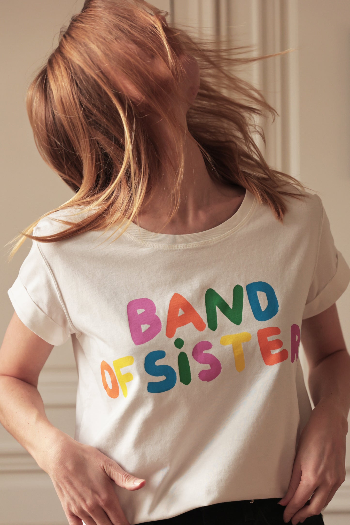 BAND OF SISTERS TEE SHIRT LOGO MULTICO