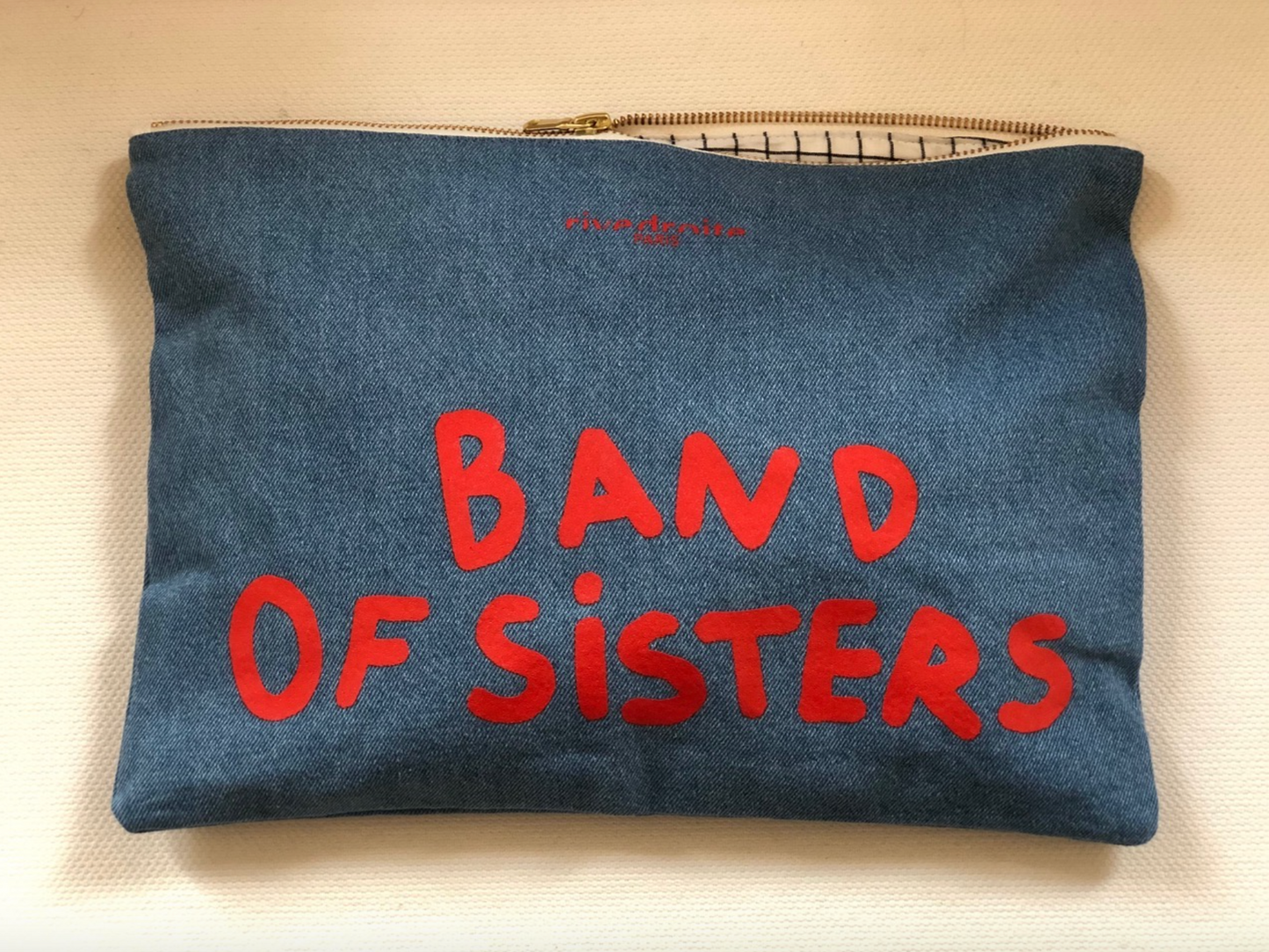 Grande pochette Band of Sisters x Rive droite x Natacha Paschal
