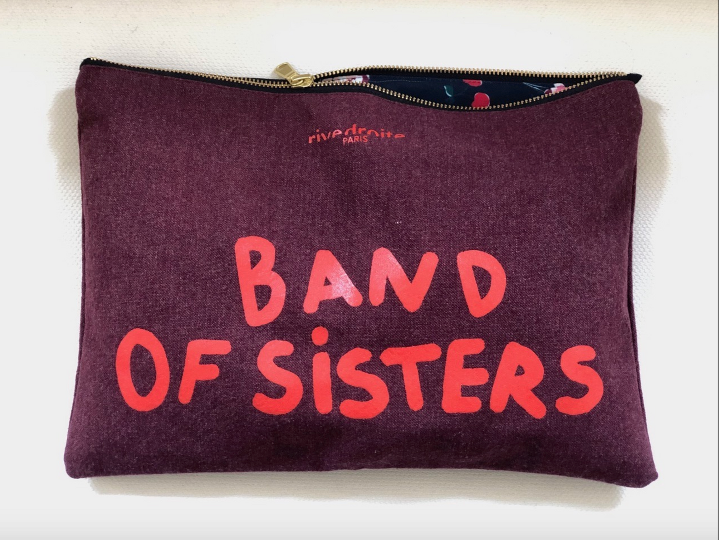 Grande pochette Band of Sisters x Rive droite x Natacha Paschal